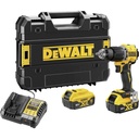 DEWALT DCD799P2T-QW 2 RAPPORTI -TRAPANO AVVITATORE A PERCUSSIONE A BATTERIA INCL. SECONDA BATTERIA + CARACABATTERIA + SET PUNTE PER TRAPANO IN METALLO SDS - 85 pezzi