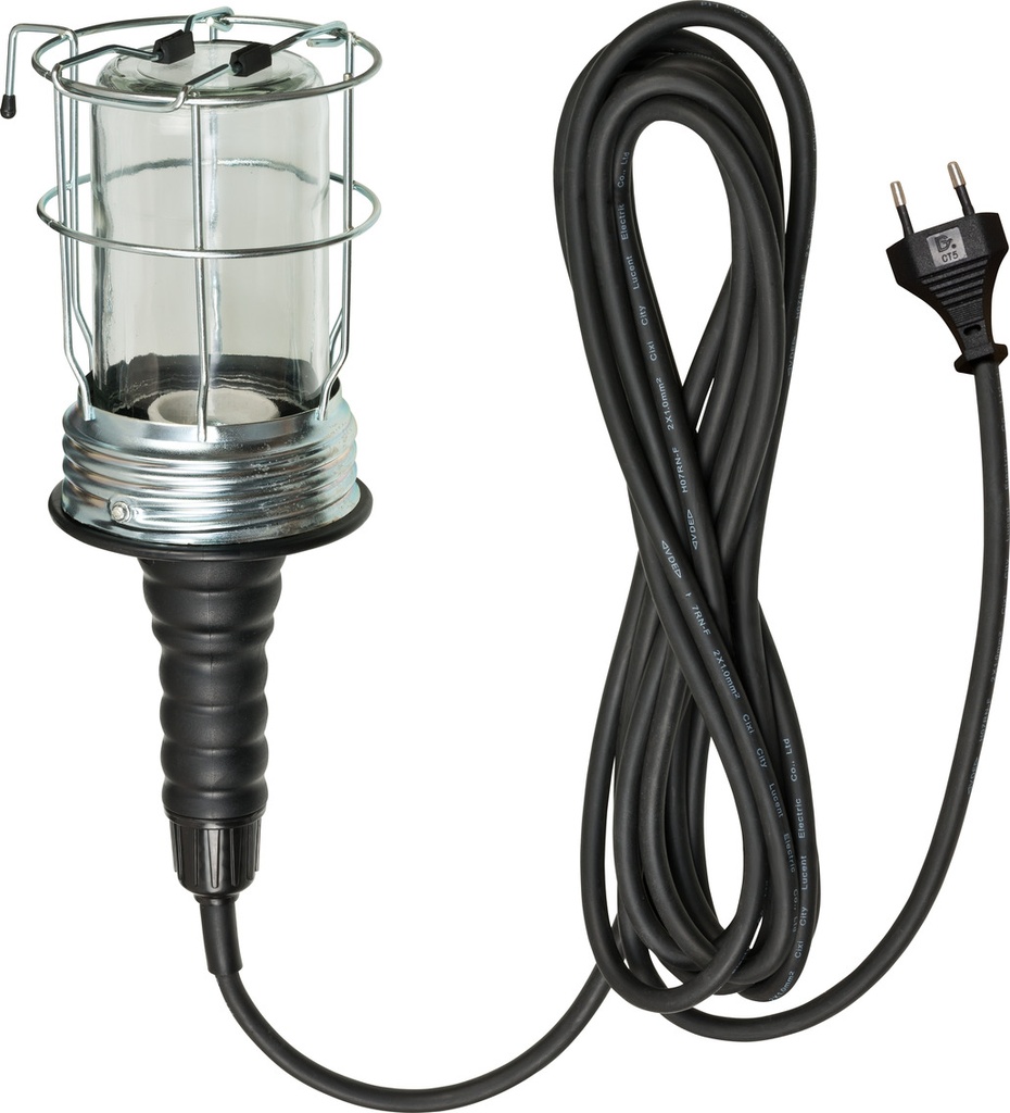 LAMPADA A MANO IN GOMMA 5M FILO 2X0.75