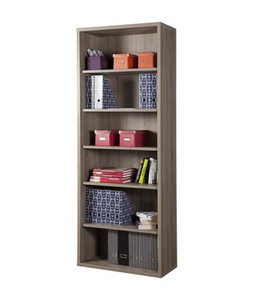 DISEGNO LIBRERIA 6 VANI 36X82XH217 CM ROVERE