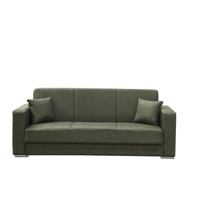 DIVANO PRONTOLETTO 3P FUTURO MINA 19 VERDE OLIVA