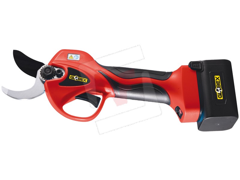 GLOBEX FORBICE PER POTATURA GX 32 FP CON 2 BATTERIE A LITIO 14,4V-4,0AH