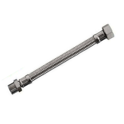 FLESSIBILE INOX M1/2XF1/2  CM.50