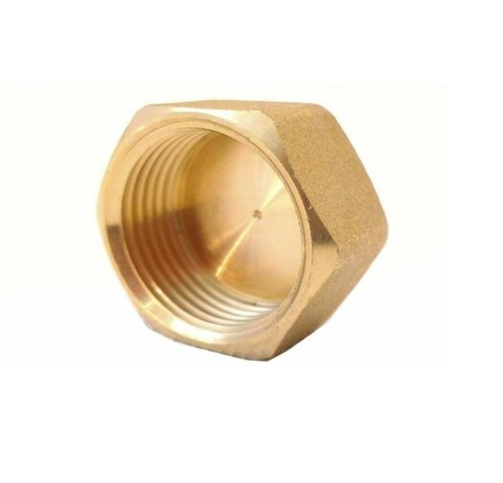 TAPPO 1/2 F IN OTTONE