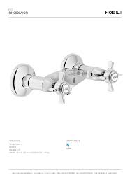 NOBILI - MISCELATORE DOCCIA RITZ