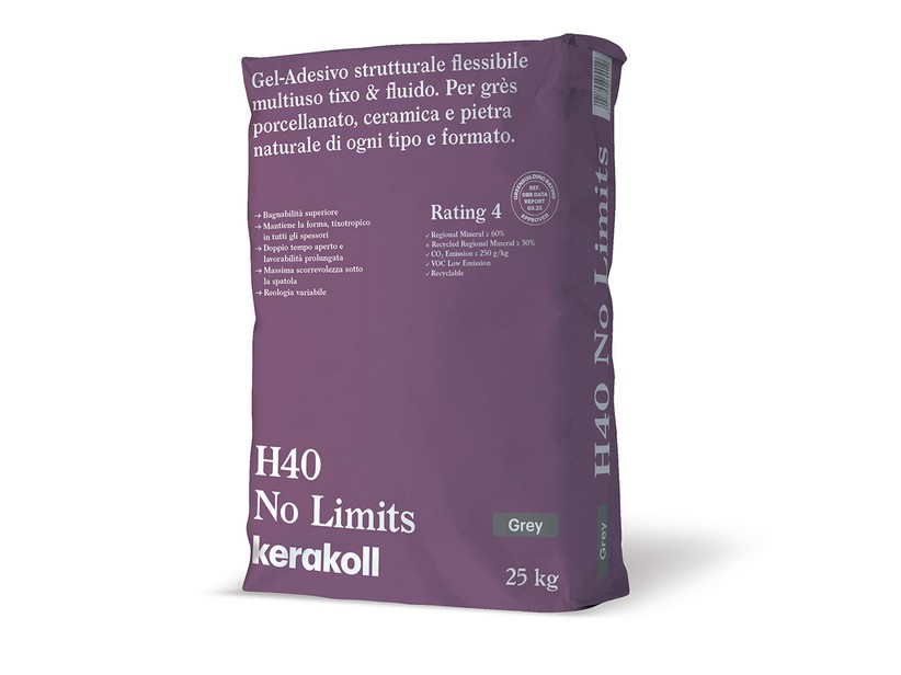 H-40 NO LIMITS GEL GRIGIO DA 25 KG