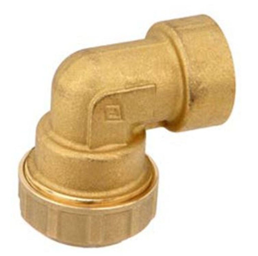 GOMITO OTTONE FEMMINA 1/2 X 20 POLIETILENE