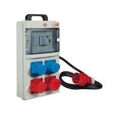 DISTRIBUTORE DI CORRENTE PORTATILE IP44 CEE 400V/16A