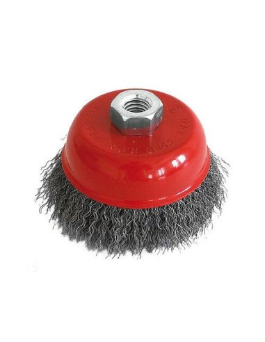 SPAZZOLA A TAZZA ATTACCO M14 MM.100