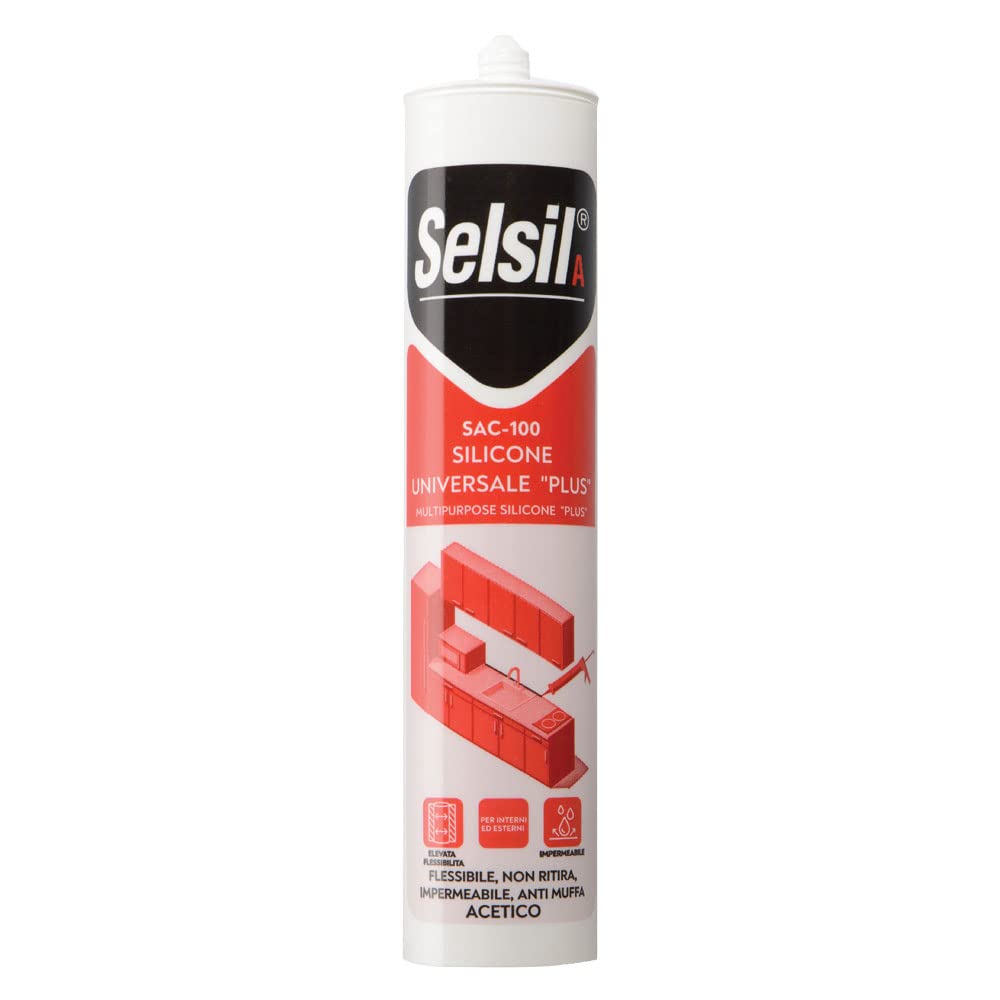 SILICONE ACETICO BIANCO ML.280 UNIVERSALE