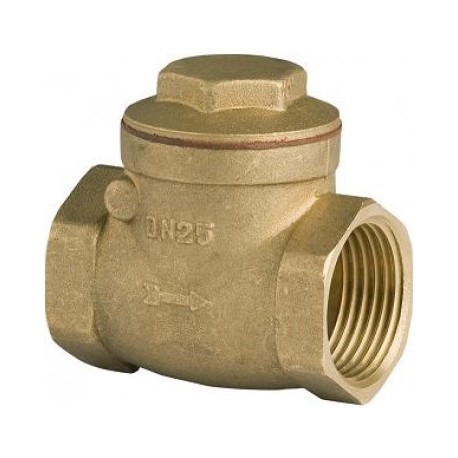 VALVOLA CLAPET SEDE IN GOMMA 3/4" OTTONE