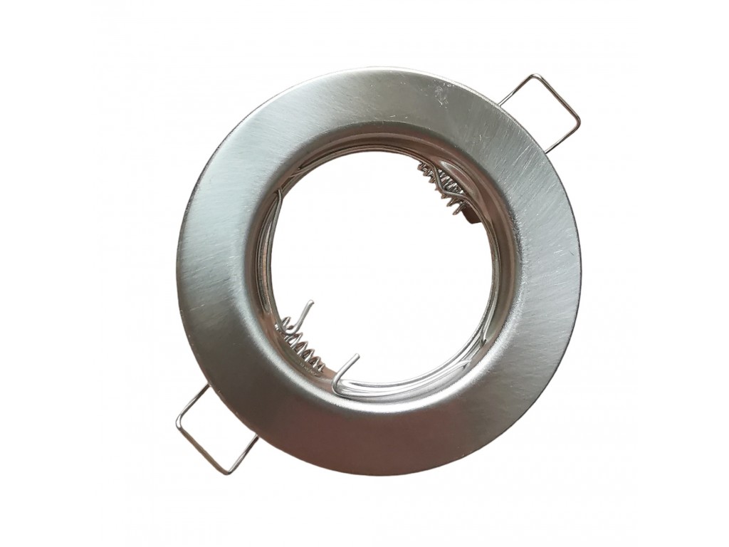 INCASSO SOFFITTO TONDO FISSO IP 20 - GU 10 CROMO LUCIDO