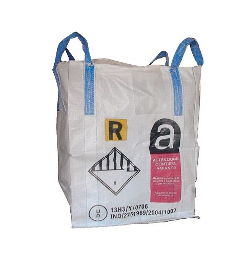 SACCO BIG BAG BOCCA KG.1000 RIFIUTI SPECIALI 90X90X120