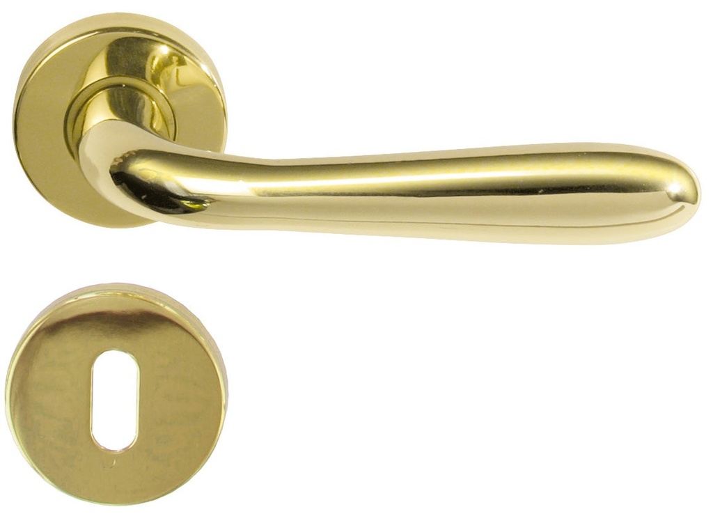 MANIGLIA ALLUMINIO AGNONE C/BOCCHETTA ORO