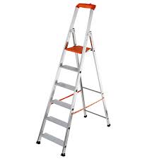 SCALA DOMESTICA PROFES. 7 GRAD. H.CM. 239 - ALLUMINIO