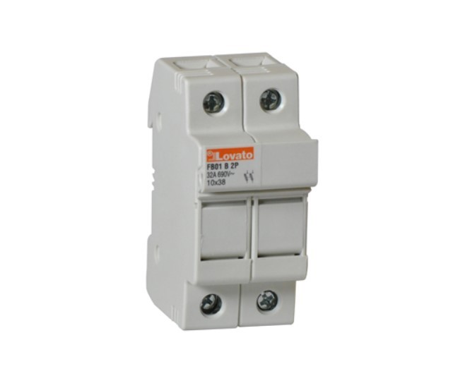 PORTAFUSIBILI SELEZIONABILI 2P 10X38 NO UR