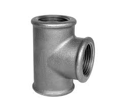 TEE RIDOTTO 1" X 1/2" X 1" ZINCATO