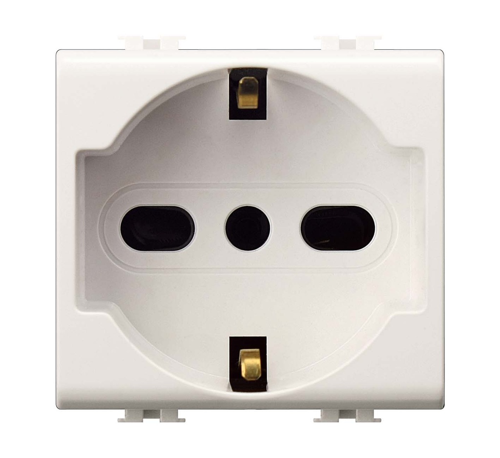 PRESA ITALIANA/TEDESCA TRIVALENTE CON SICUREZZA 2