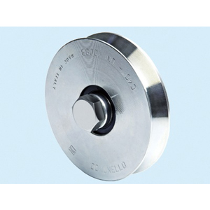 RUOTE CANCELLI ZINCATE A.300V MM.100