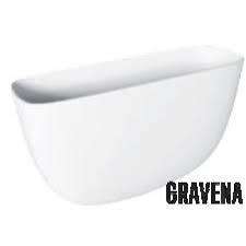 GRAVENA - CASSETTA PORCELLANA BIANCA SERIE MAGIC