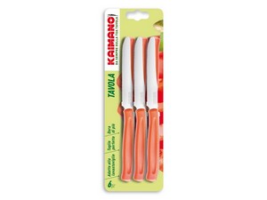 SET COLTELLI DA TAVOLA DINAMIK 6 PEZZI COL.ROSSO