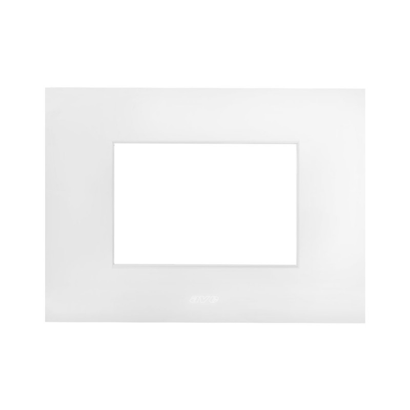 PLACCA EASY 3 MODULI BIANCO