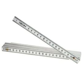 DOPPIOMETRO IN PVC BIANCO VOLA - 7/P