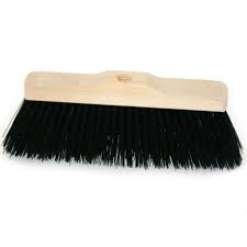 SCOPA INDUSTRIALE CM.28 PIUMATA SET.RIGIDA SUPP.LEGNO - S/MANICO