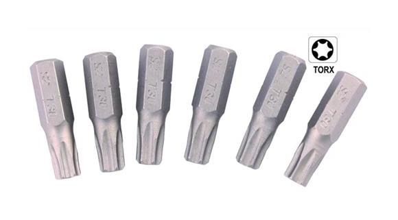 INSERTI X VITI TORX 1/4" TX 30X25MM