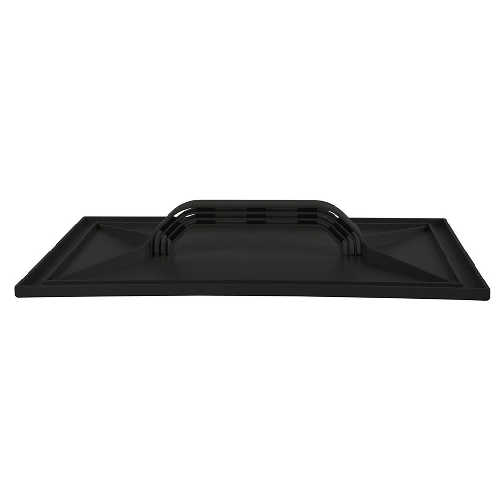 FRATTAZZO IN PLASTICA COL.NERO CM.42X26