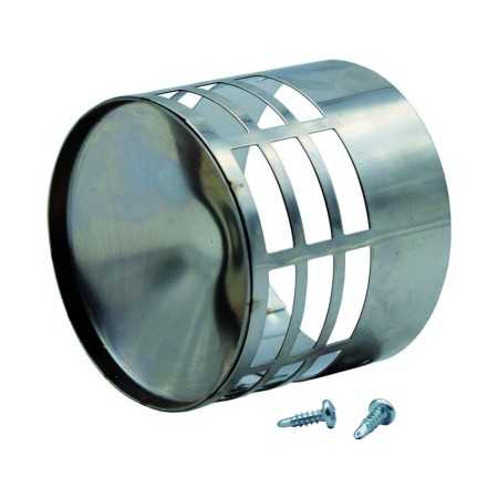 GRIGLIA DI SCARICO FUMI D.80 INOX