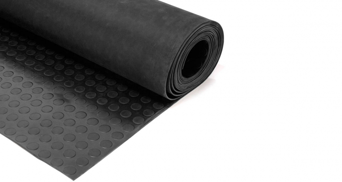 TAPPETO A BOLLE MT.1 GRIGIO SCURO SP.MM.1