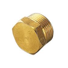 TAPPO MASCHIO OTTONE GIALLO 1/2"