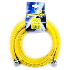 FLESSIBILE GAS DA MT.4 RIVESTITO GIALLO