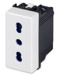 PRESA BIVALENTE 10/16A 250V - 2P + T