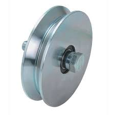 RUOTA CON BULLONE PER CANCELLI GOLA Y 120MM