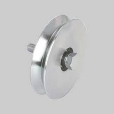 RUOTA CON BULLONE PER CANCELLI GOLA Y 100MM