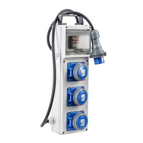 QUADRO DI DISTRIBUZIONE "SLIM" CON SCHUKO CM.13,6X9,5X42,5H