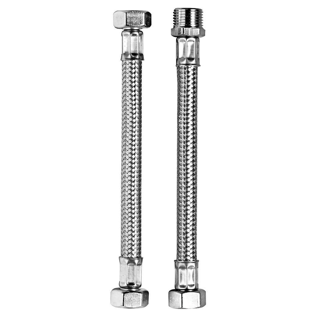 FLESSIBILE ACCIAIO F 3/8 X F 3/8 CM.20