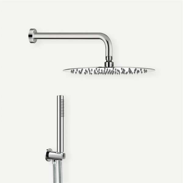 OSB - SET DOCCIA "POSITANO" CROMO TONDO 30CM