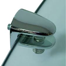 MORSETTO REGGIVETRO IN ZAMA PZ 2 - FIN.ALLUMINIO H.4/10MM