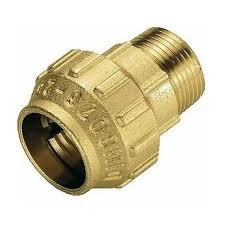 NIPLES OTTONE MASCHIO 3/4"X25 POLIETILENE