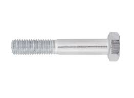 VITE TE PARZIALE FILETTO PG DIN 931 CI 8.8 M12X80 Z.BIANCA