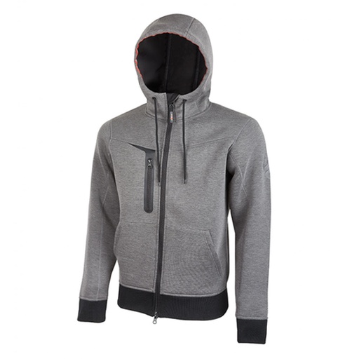 [PE119GM] FELPA TASTY GREY METEORITE - TAGLIA XL