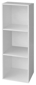 [CAPS33584] LIBRERIA CUBO 31*H91 CM BIANCO