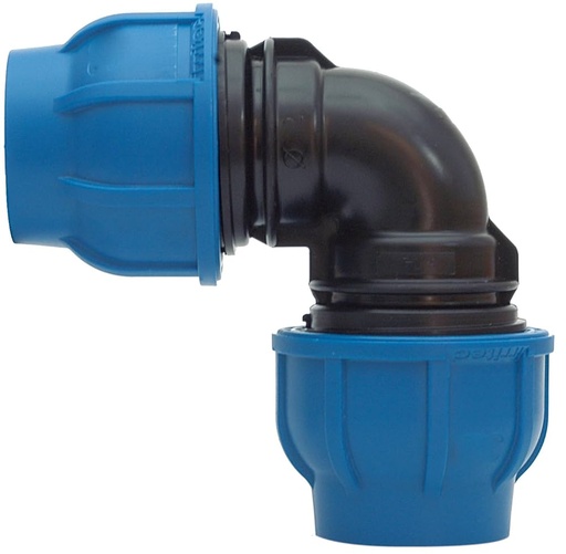 [10KG32] GOMITO POLIETILENE DOPPIO 32X32