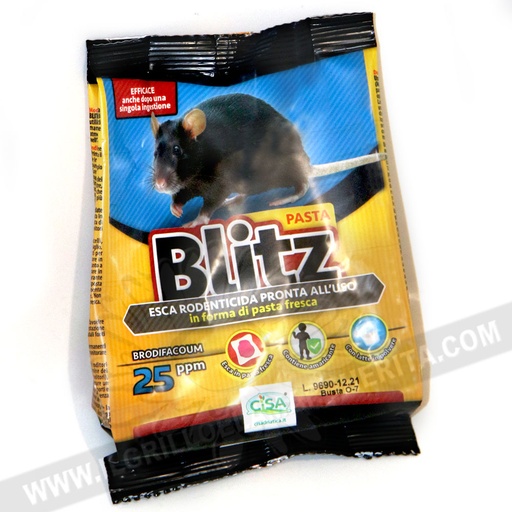 [TOP2031] ESCA TOPICIDA IN PASTA ROSSA "BLITZ" 150GR