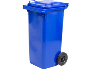 [Fv26782] BIDONE QUADRO PER DIFFERENZIATA LT 120 CM55X50X94 COL.BLU