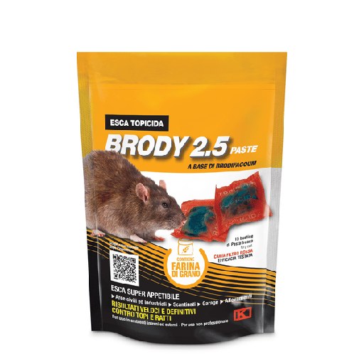 [95907] ESCA TOPICIDA FRESCA BRODY 2.5 150 G ROSSO FAR GRANO