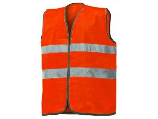 [42123] GILET ALTA VISIBILITÀ COL. ARANCIO FLUO TG.UNICO