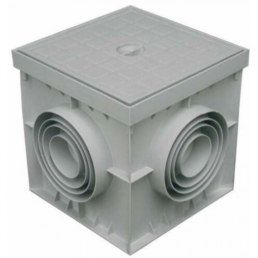 POZZETTO PVC 40x40 C/COPERCHIO